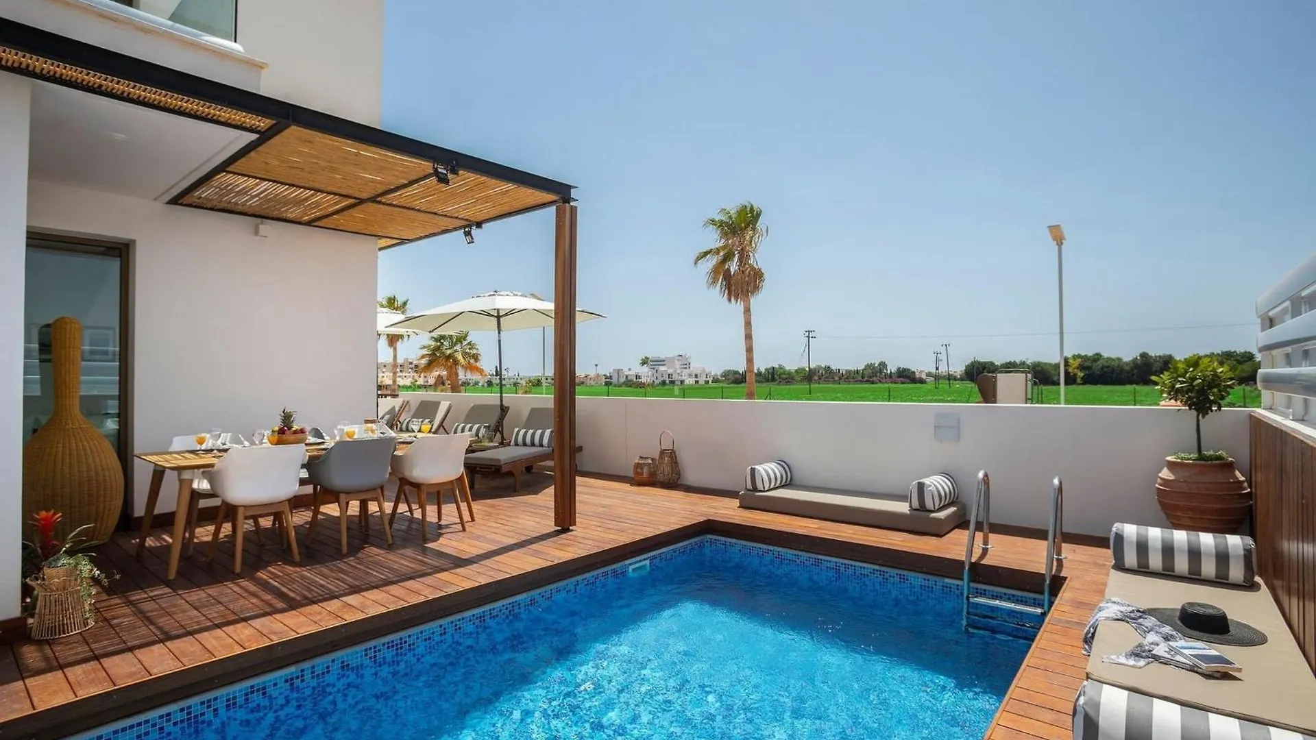 Extraordinary Protaras Villa Villa Leone 3 Bedrooms Private Outdoor Pool Furnished Sun Terrace Shaded Furnished Terrace Private Garden ,